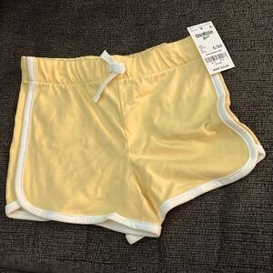 Girls Pale yellow shorts